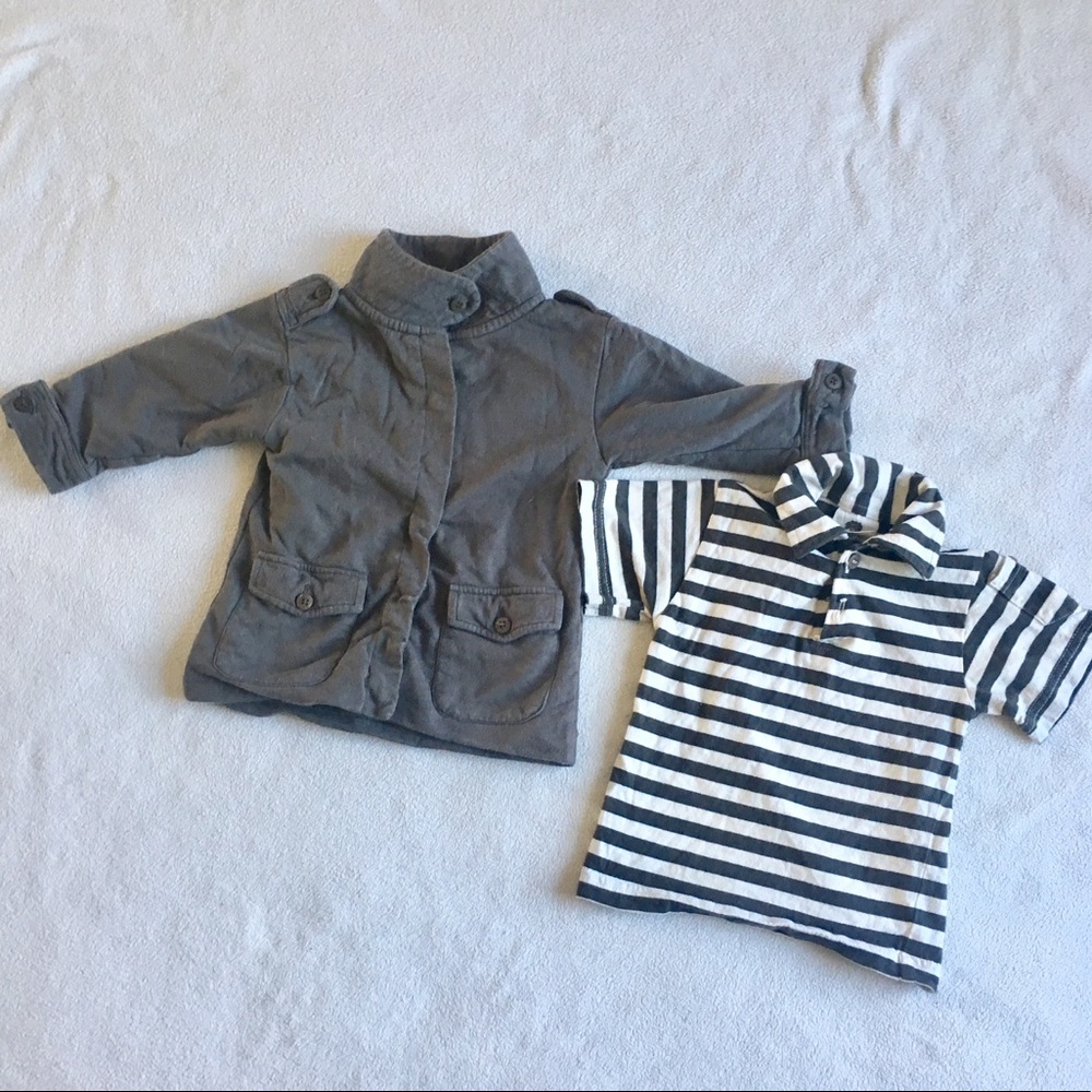 Kate Quinn Organics Military Jacket & shirt